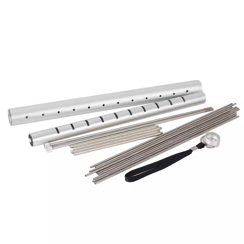 Outdoor Stainless Steel Tubular Barbecue Bracket Portable Stove Bbq Barbecue Rack Household Charcoal Assembly Barbecue Tools