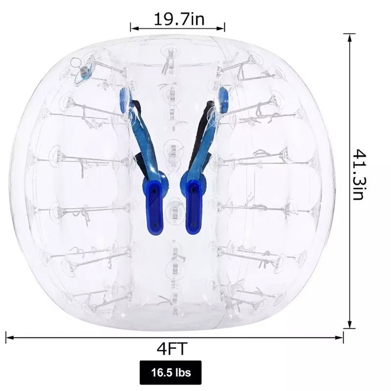 1.2M Inflatable Bumper Ball 4ft Diameter Bubble Soccer Ball 0.8mm Pvc Transparent Material Human Knocker Zorb Ball