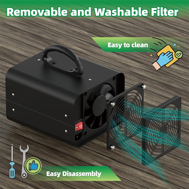 Ozone Generator,15000mg/h Ozone Machine Odor Remover,High Capacity Commercial Ozone Machine & Ozone Machine Odor Removal,Perfect for Home, Car, Smoke, Pet Odors, and Basement