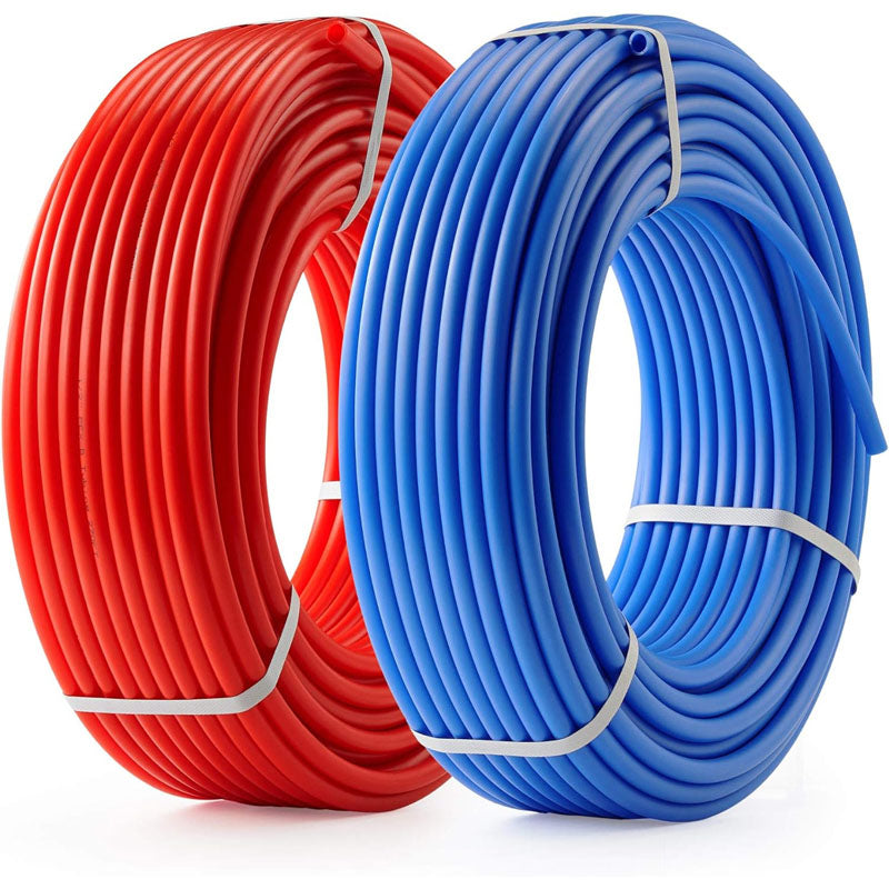 1/2 Inch PEX-Al-PEX Tubing 2 Rolls of 300ft PEX-B Coil Hose for Water Line & RV Sewer Hose PEX Radiant Heat Tubing