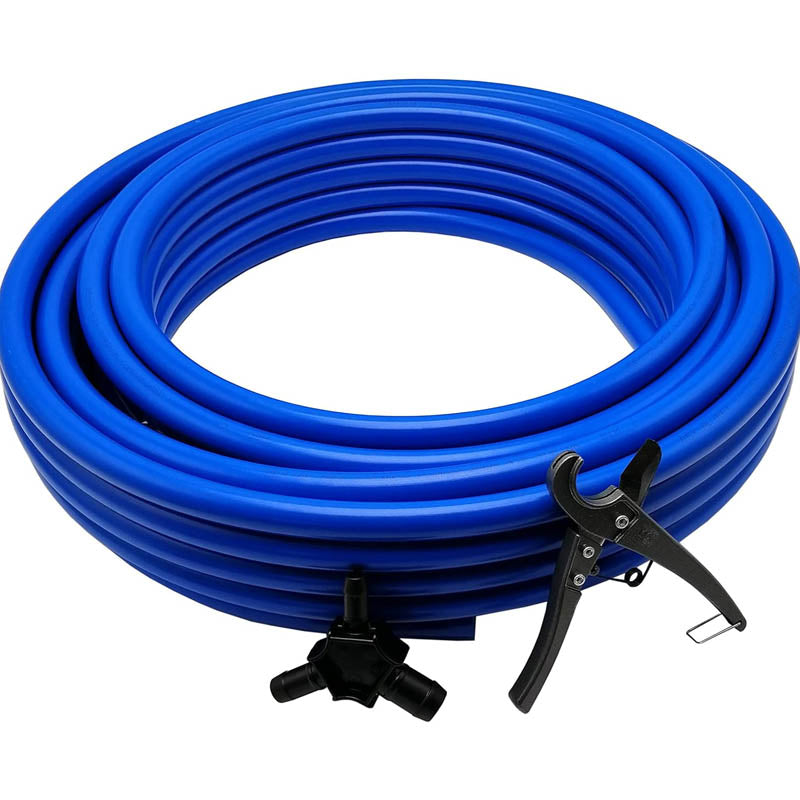 PEX-Al-PEX 3/4 Inch Tubing Industrial Compressed Air Piping System 100 Feet Length blue
