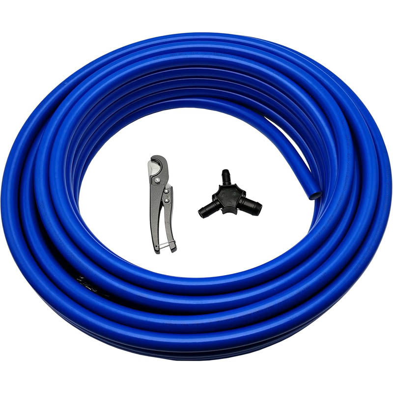 PEX-Al-PEX 3/4 Inch Tubing Industrial Compressed Air Piping System 100 Feet Length blue