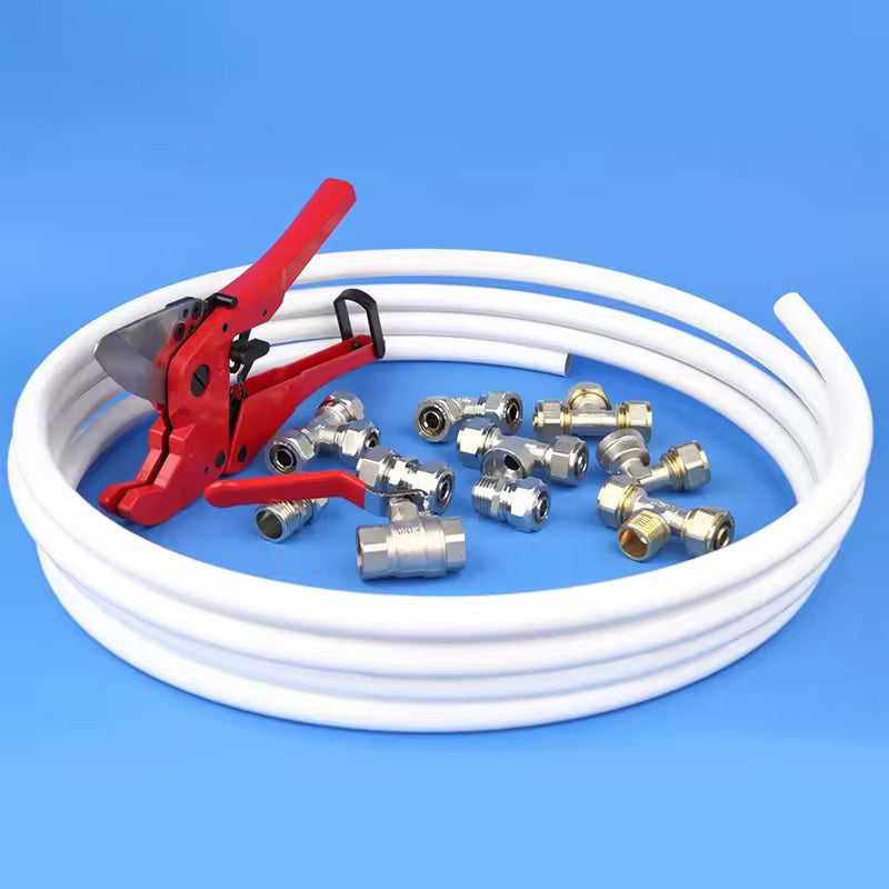 PEX Pipes HVAC Fitting Expander Air Conditioner Gas Type 2 Rolls of 1/2 Inch X 100 Feet PEX Tubing Non Oxygen Barrier