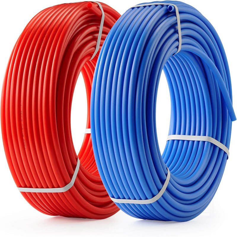 PEX Tubing Oxygen Barrier 2 Rolls of 1/2 Inch X 300 Feet Tube Coil for Residential Commercial Radiant Floor Heating Pex Pipe