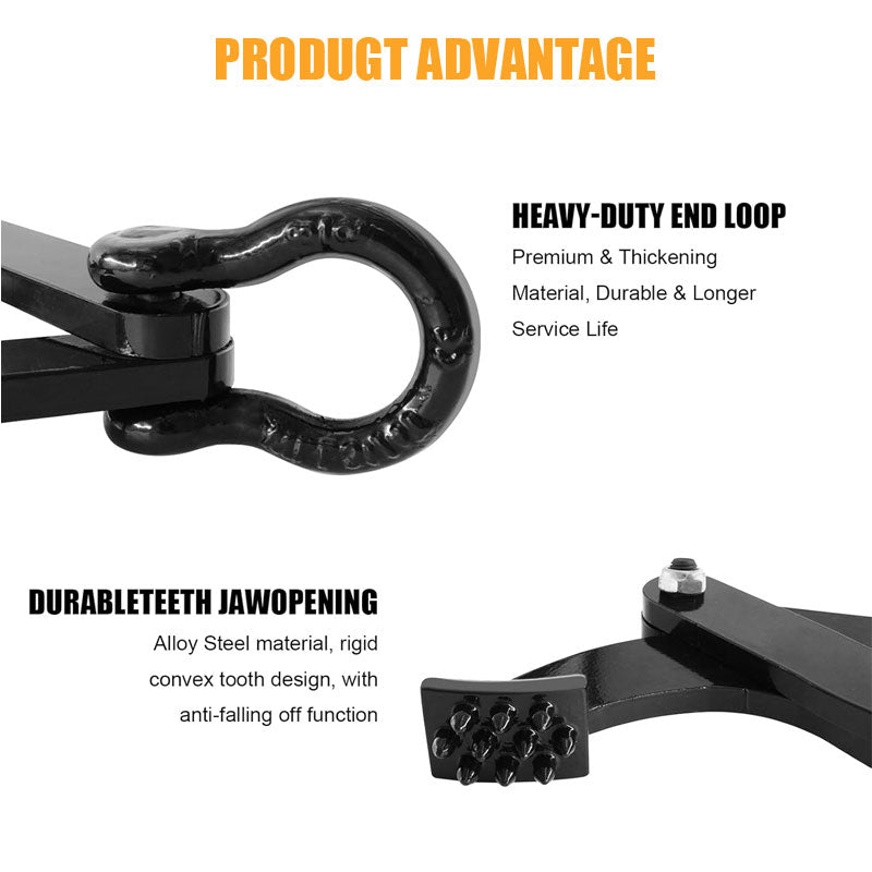 Pallet Stump Puller, Tree Puller Tool, Black Lifting Equipment