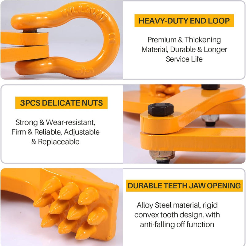 Pallet Puller, 1T/2204LBS Pallet Jack Steel Puller, Hook Puller Lifting Tool For Forklift Chain