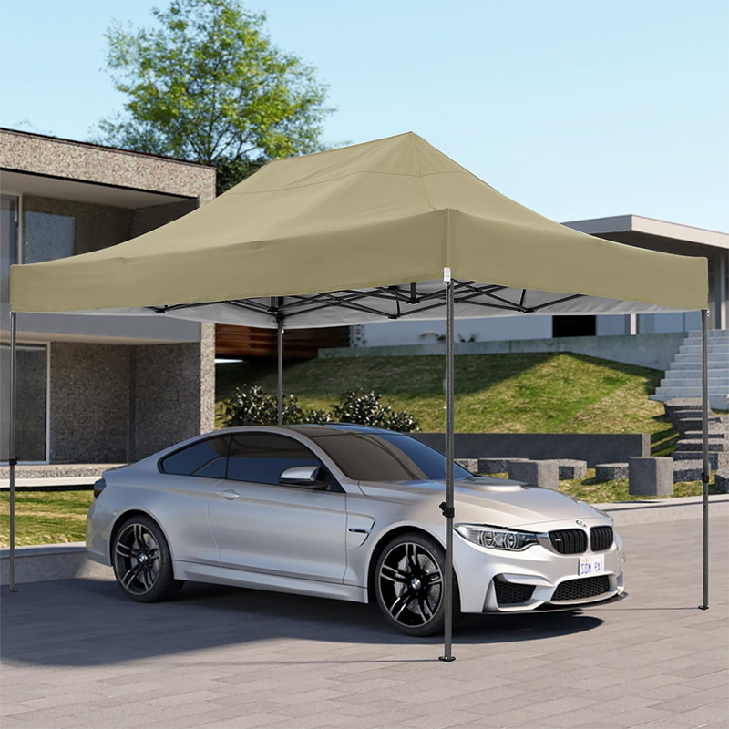 Garden Gazebo Uv Protection, Festival Party Tent Sun Protection Gazebo, Khaki