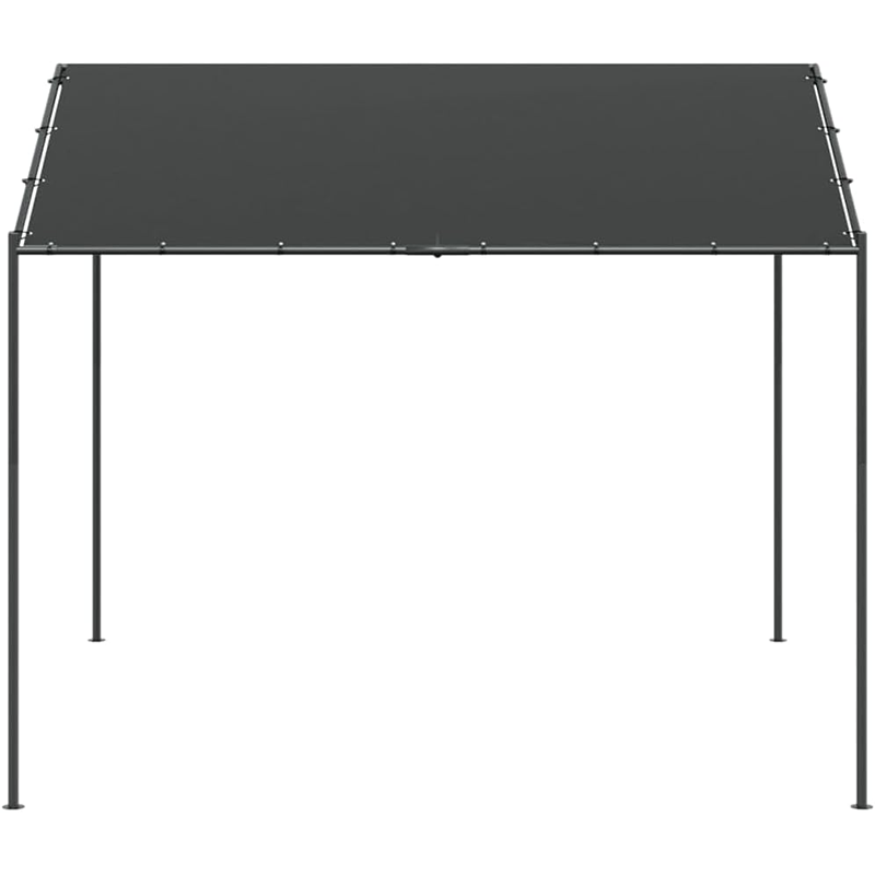 Patio Gazebo Party Tent Garden Tent Gazebo Garden Furniture Garden Tools Barbecue Roof Pergola Patio Gazebo 4 x 3 m (l x w) Powder Coated Steel Anthracite