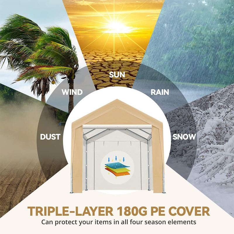 10x20ft Heavy Duty Carport Car Awning Garage Shelter Boat Party Tent