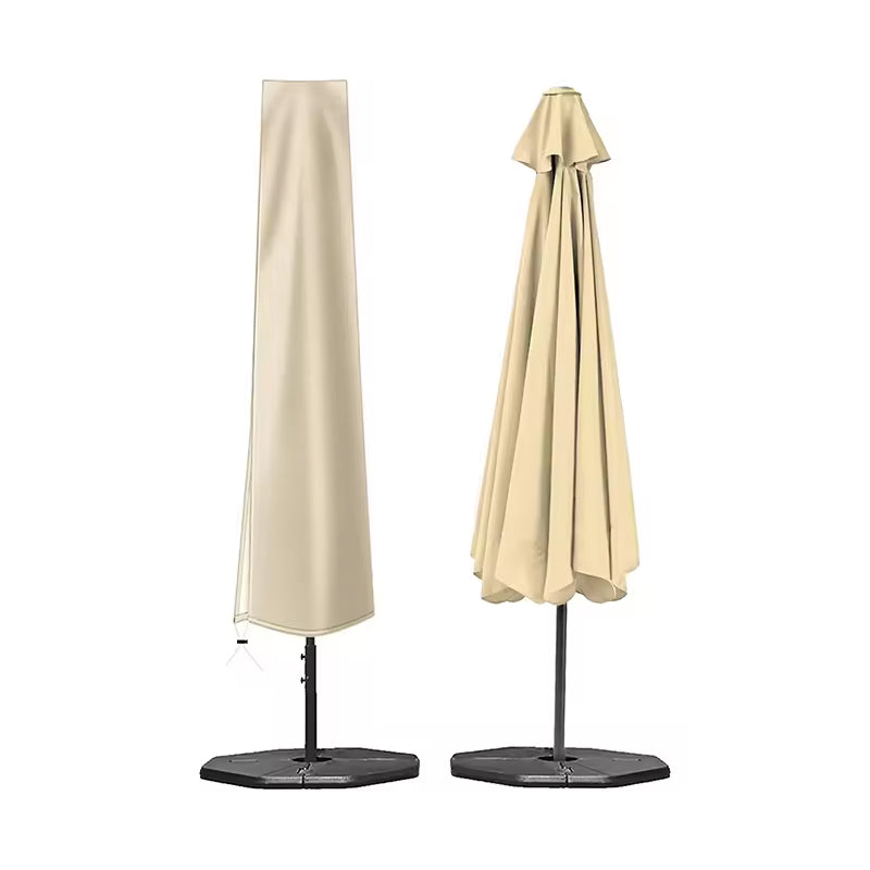 Outdoor Patio Cantilever Umbrella Cover 9ft To 12ft Waterproof Parasol Cover With Zipper