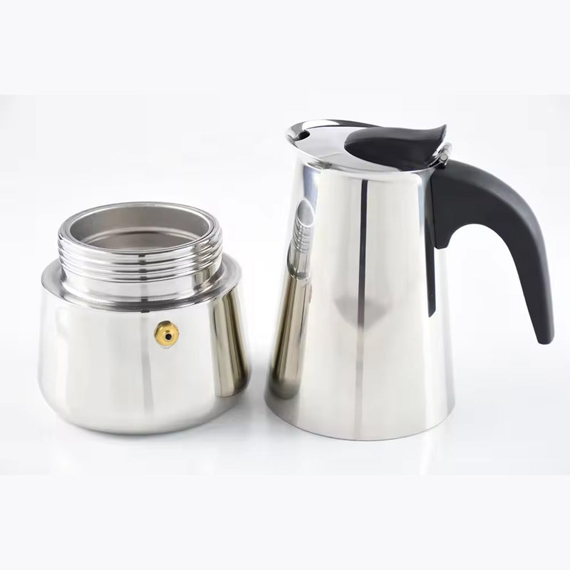 Stainless Steel Coffee Pot Household Moka Pot Italian Electric Stove Coffee Brewing Hand Brewing Utensils