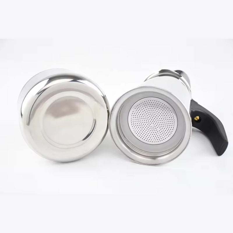 Stainless Steel Coffee Pot Household Moka Pot Italian Electric Stove Coffee Brewing Hand Brewing Utensils