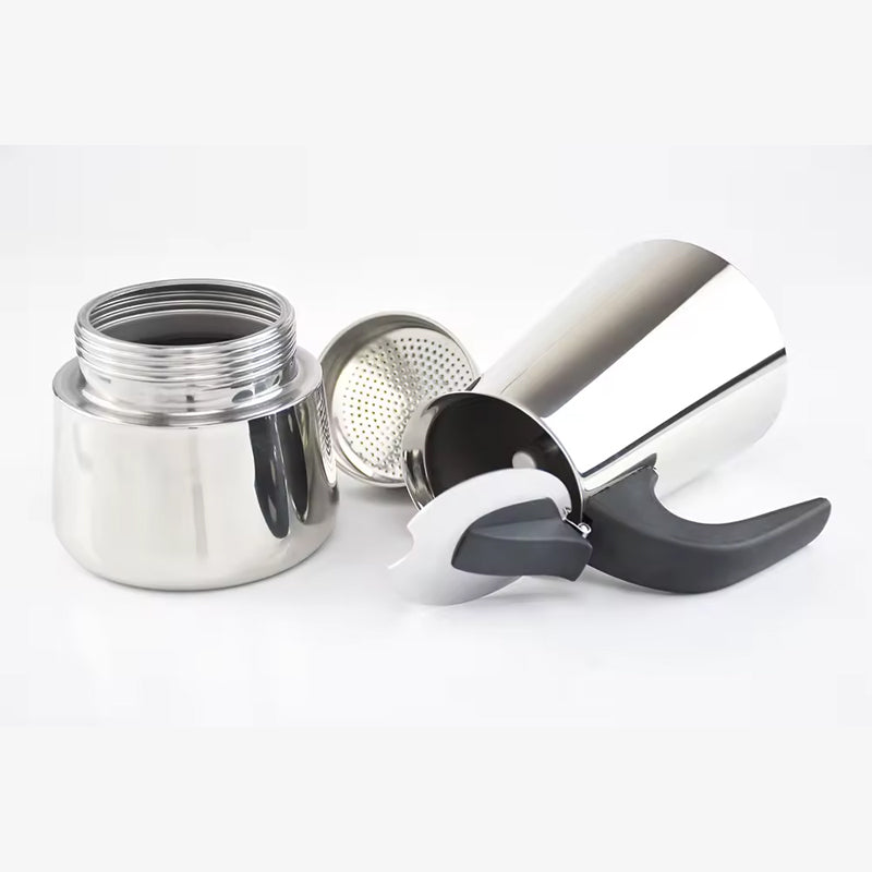 Stainless Steel Coffee Pot Household Moka Pot Italian Electric Stove Coffee Brewing Hand Brewing Utensils