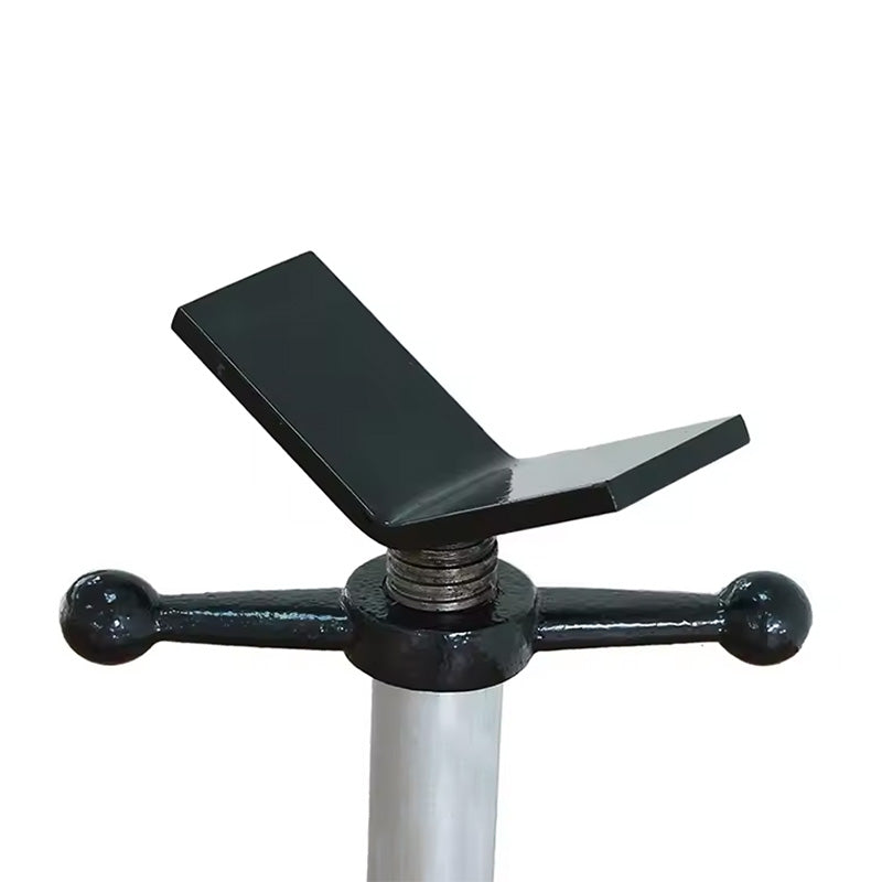 V-Head Steel Pipe Stands 12 Inch Adjustable Height 28"-52" Durable Pipe Jack Stand For Sale