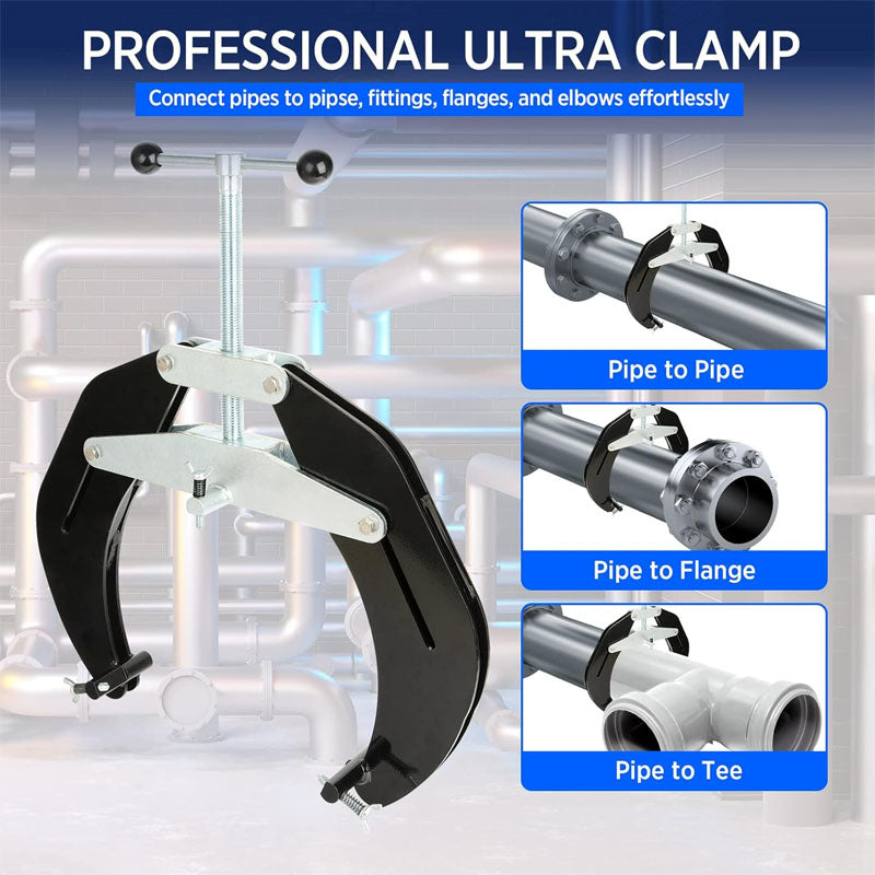 5 to 12 in Pipe Clamp Steel Pipe Alignment Tool with Lightweight Design High Strength Ultra Clamp