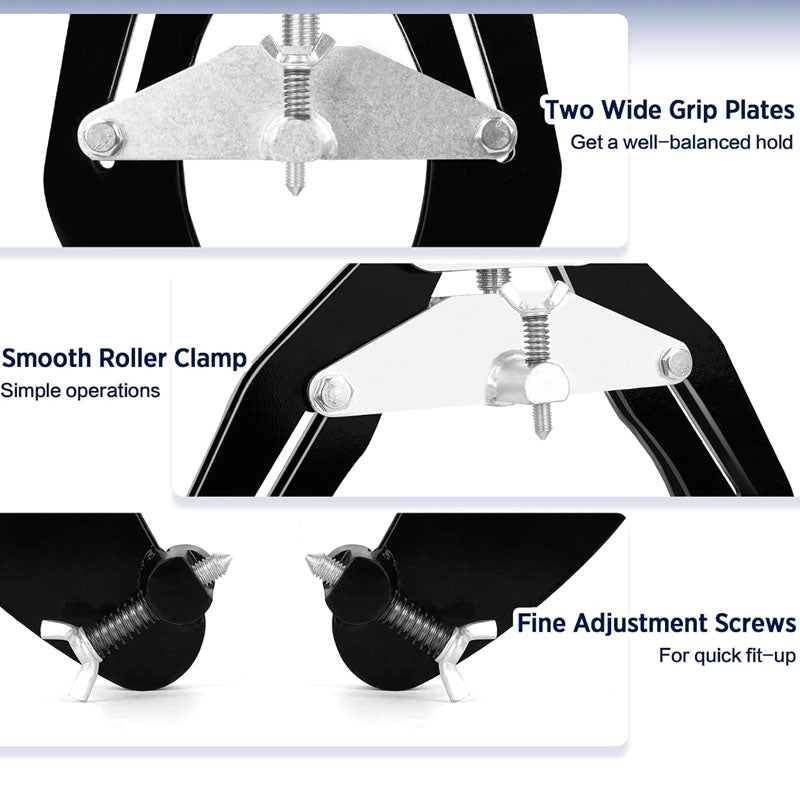 Pipe Alignment Clamp 2 to 6 in steel Pipe Alignment Tool with Lightweight Design with Quick Acting Screws