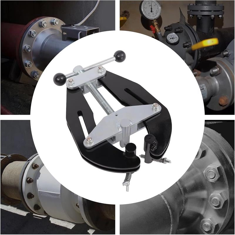 Pipe Alignment Clamp 1.96 to 5.9 inch with Quick Acting Screws for Pipe Fitting Fit Up Welding