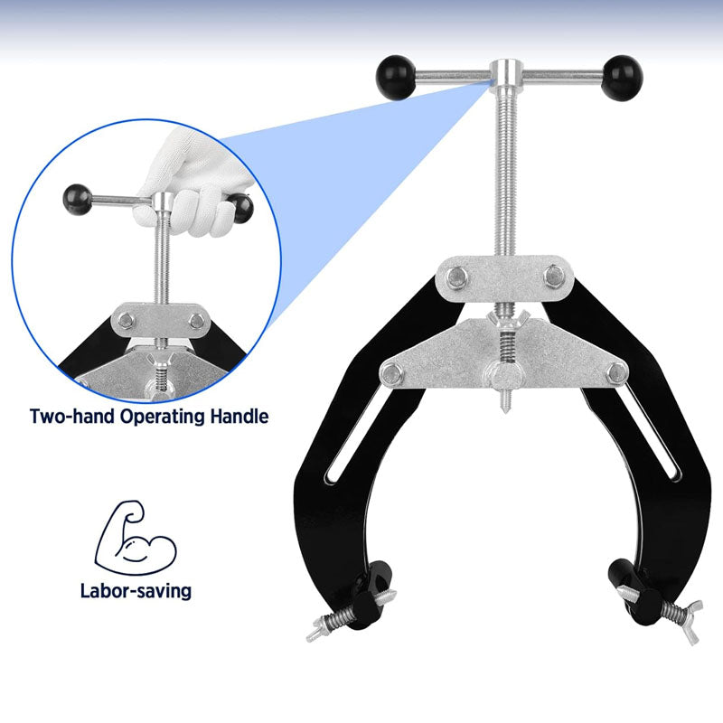 Pipe Alignment Clamp 2 to 6 in steel Pipe Alignment Tool with Lightweight Design with Quick Acting Screws