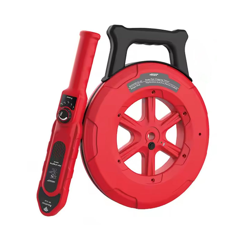 5120 Wall Pipe Blockage Detector Diagnostic-Tool With 20m Line Pipeline Blocking Clogging Diagnostic Tool Scanner