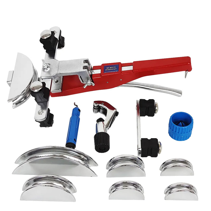 6-22mm Hand Bender Tool Set Hvac Refrigeration Copper Pipe Bending Tools 90 Degree Tube Bender Kit