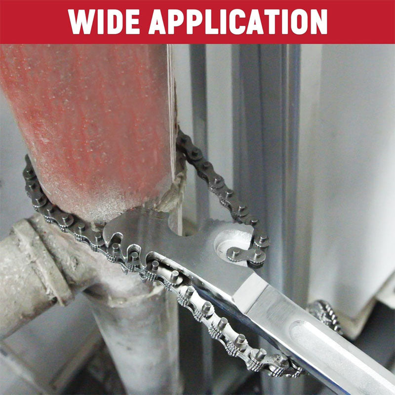 24 Inch Heavy Duty Carbon Steel Chain Pipe Wrench Adjustable Large Chain Oil Filter Wrench