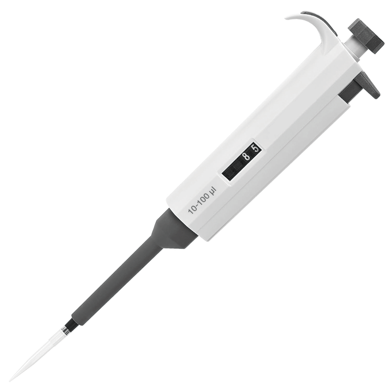 Lab Micropipette, Adjustable Pipettor Micropipette, 10-100μl Lab Single Channel High Accurate Adjustable Variable Volume Pipettors