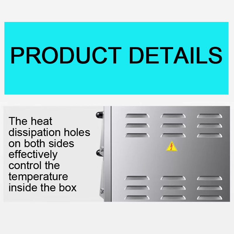 2KW Stainless Steel Single Layer Pizza Oven