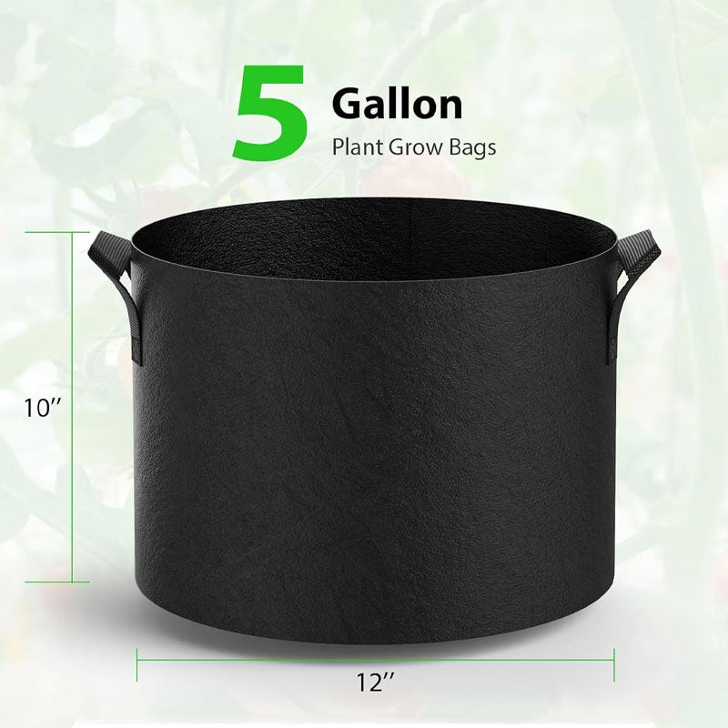 Felt Planting Bag, Home Gardening Portable Nutritional Seedling Bag