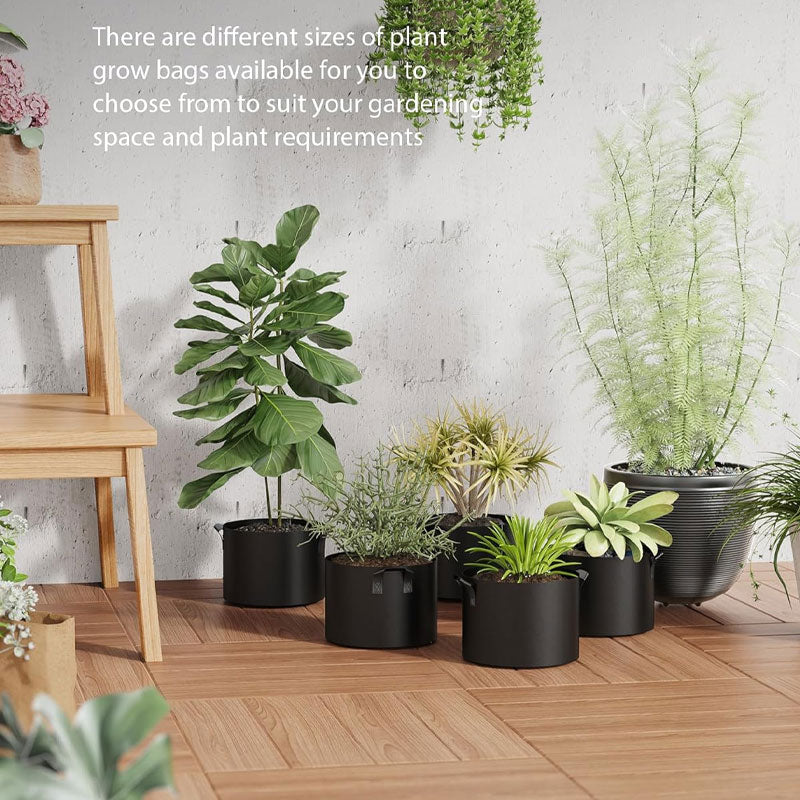 Felt Planting Bag, Home Gardening Portable Nutritional Seedling Bag