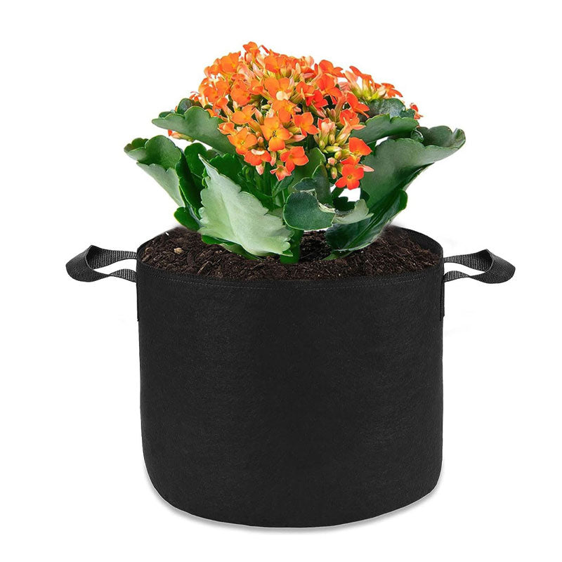 1 Gallon Felt Planting Bag, Garden Greenhouse Flower Pot Non-Woven Fabric