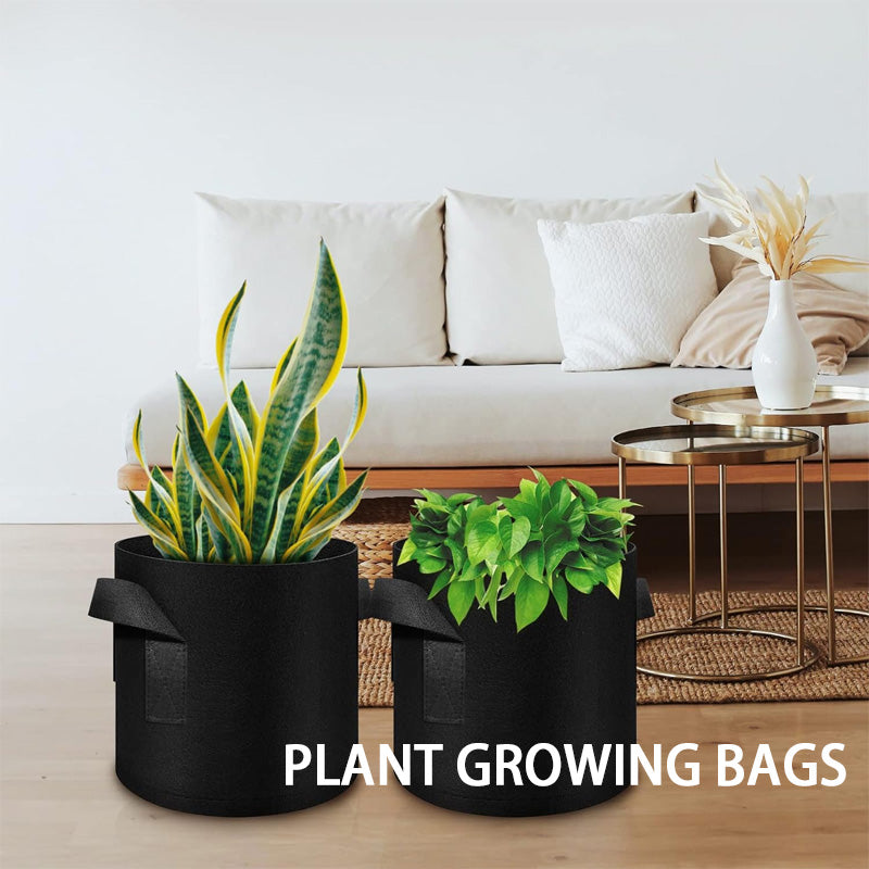 12 Pack 10 Gallon Plant Grow Bags, Thick Non-Woven Plant Pots With Handles For Garden Planting