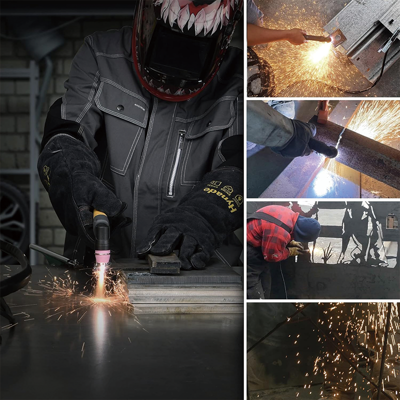 Pilot Arc Plasma Cutter,50Amp High Frequency Non-Touch Pilot Arc Digital Plasma Cutter,110V/220V Dual Voltage Inverter Metal Cutting Equipment for 1/2" Clean Cut Aluminum and Stainless Steel