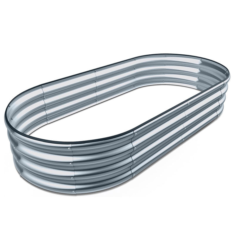 Raised Planter, 5×3×1 Feet Galvanized Planter Box Or Outdoor Gardening And Planting