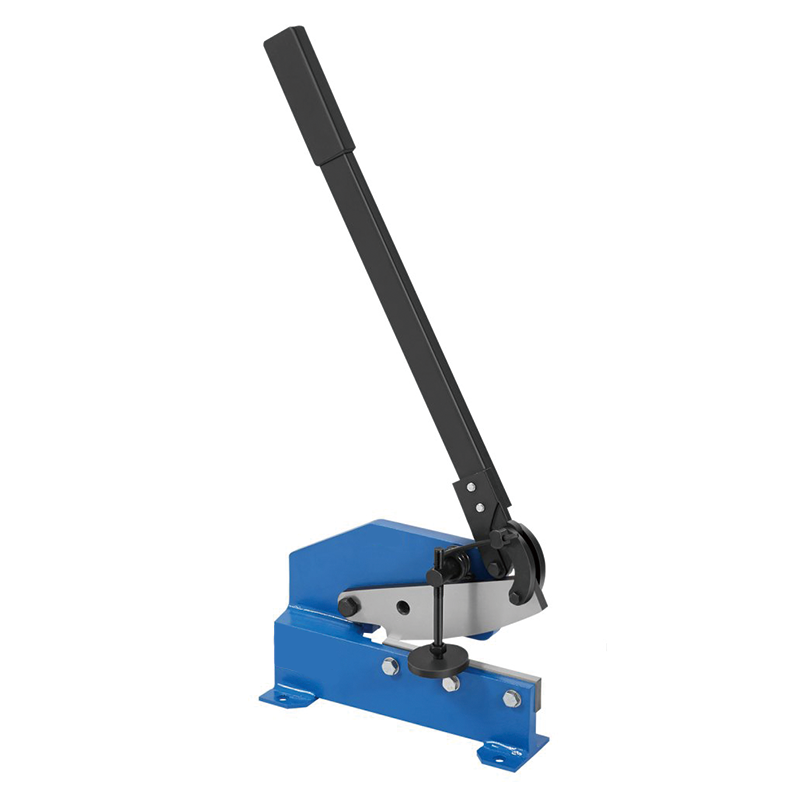8" Manual Hand Plate Shear for Metal Sheet Processing, HS-8 Benchtop Cutter with Q235 Material, for Crafts Thick Steel Crafting, Heavy Duty Roll Press Machine for Builders, DIY Enthusiasts