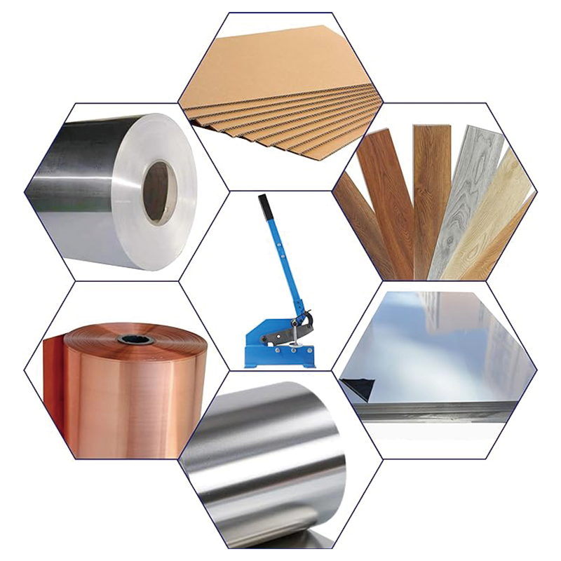 8" Manual Hand Plate Shear for Metal Sheet Processing, HS-8 Benchtop Cutter with Q235 Material, for Crafts Thick Steel Crafting, Heavy Duty Roll Press Machine for Builders, DIY Enthusiasts