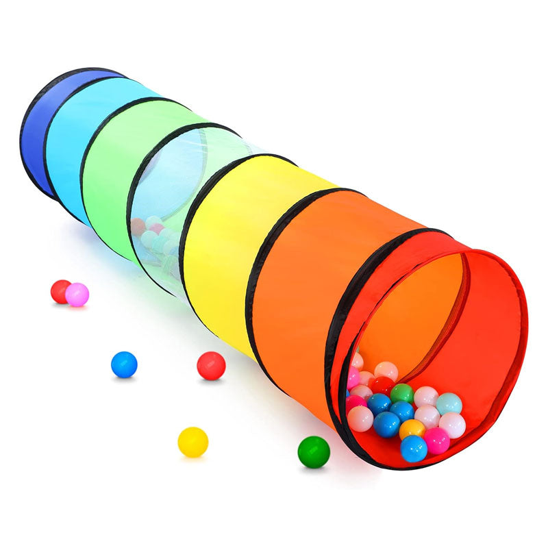 Children's Tunnel Tent, Colorful Pop-up Crawling Tunnel Toy With Breathable Mesh, Foldable, Suitable For Infants And Toddlers To Play