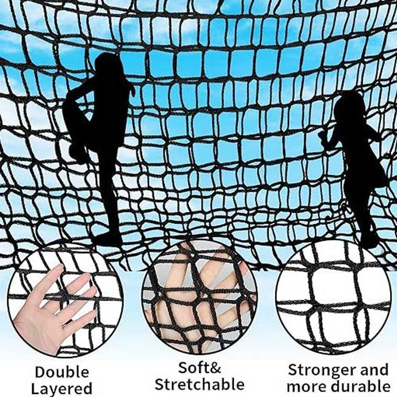 9.8X9.8 Feet, Children's Playground, Net Climbing Cargo Net Game Net Playground