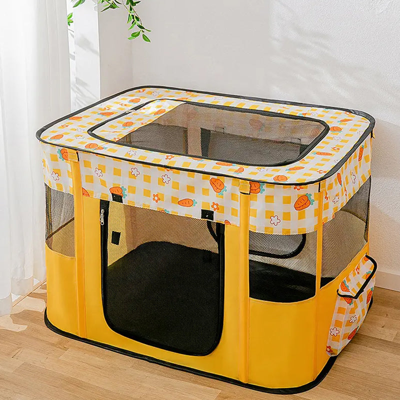 Pet Playpen, Foldable Dog Playpen, Exercise Kennel Tent For Puppy, Dog, Cat, Rabbit, Great For Indoor Outdoor Travel