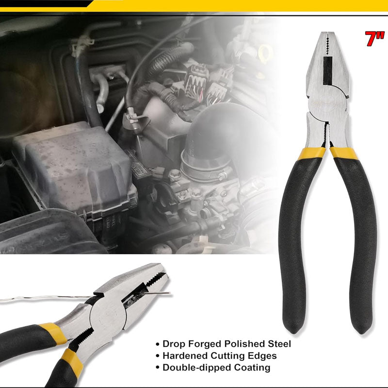 7 Pieces Pliers Set High Carbon Steel Suitable for Home Use DIY and garden projects and more