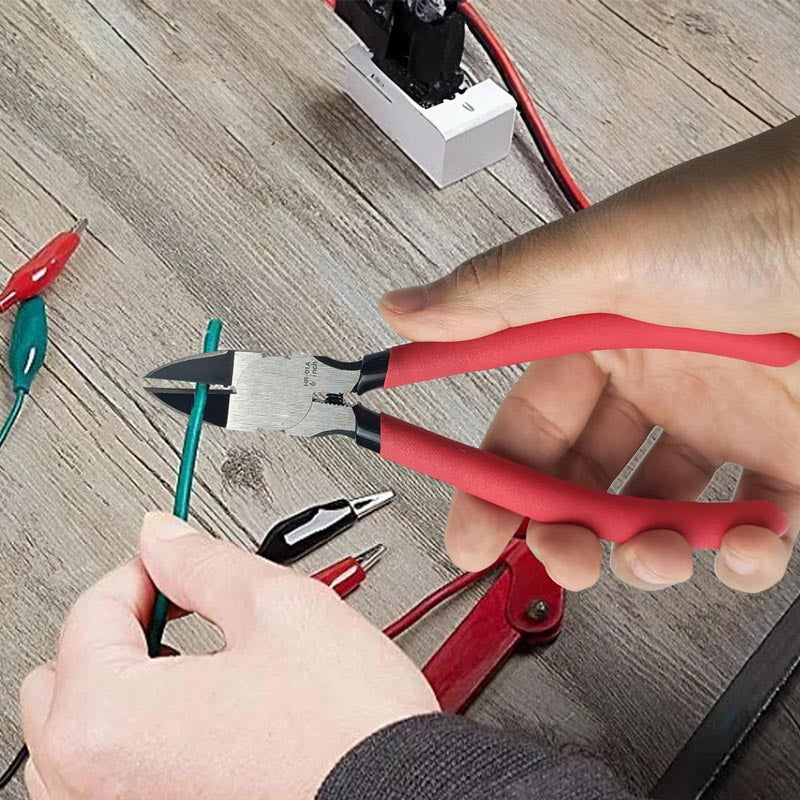 8-Piece Plier Set Including 10” Groove Joint Pliers, 8.3” Long Nose, 8.3” Linesman, 7.5” Diagonal, 6” Flush Cutter, 5” Long Nose, 5” 170 Cutter