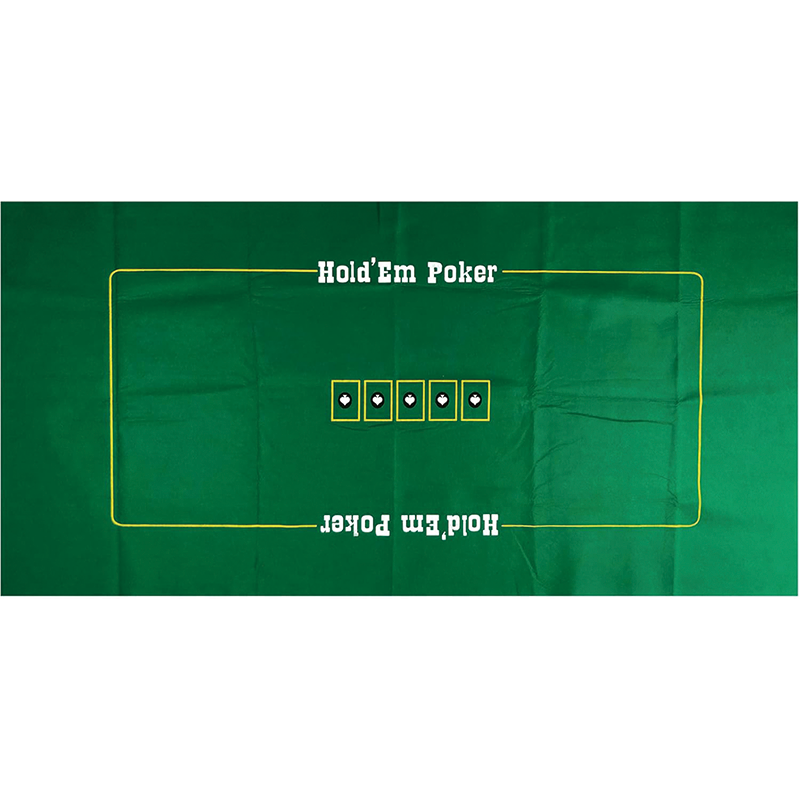 Poker Table Top, 36" x 72" Green Casino Felts Table Top, Poker Table Game Mat for Poker Game Night Events Theme Party Fundraisers & Gatherings
