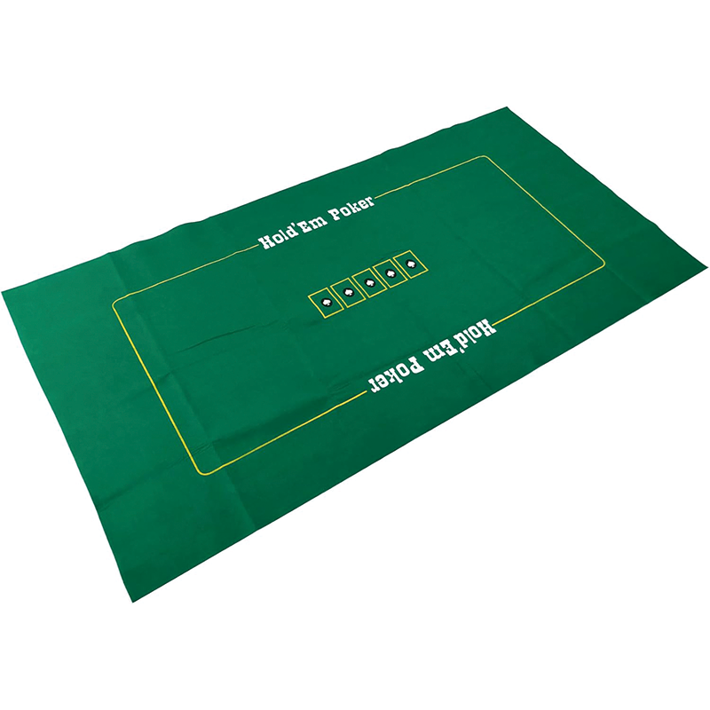 Poker Table Top, 36" x 72" Green Casino Felts Table Top, Poker Table Game Mat for Poker Game Night Events Theme Party Fundraisers & Gatherings