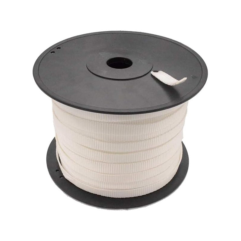 Heavy Duty 5/8" 328FT Polyester Pulling Tape Woven Cord Strapping 1250 lb Pull Tape Mule Webbing