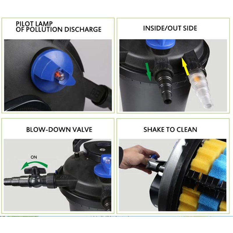 CPF-10000 Pond Bio Pressure Filter Swimming Pool Fish Pond Pump Filter Pond Filter