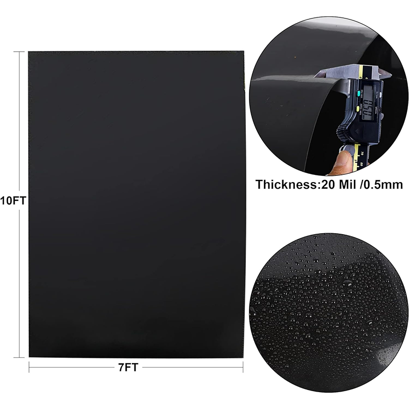 7 x 10ft Pond Liner, 20 Mil Fish Pond HDPE Liner, Pond Liner for Outdoor Pond, Koi Pond, Garden Fountain, Waterfall