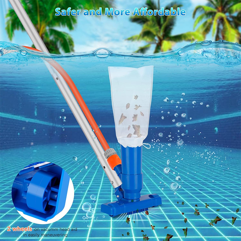 Pool Cleaners - Pool Vacuums for Above Ground Pools, Portable Pool Skimmer Pool Cleaning Kits, Pool Vacuum Jet Pool Cleaner Accessories for Ponds Fountains Spas