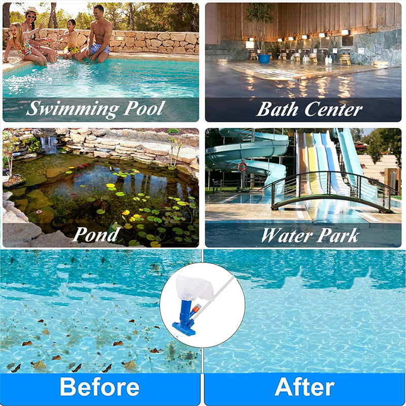 Pool Spa Jet Vacuum Cleaner Portable Cleaning Tool Kit Spa Fish Pond Fountain Vacuum Cleaner Brush Spa Vacuum Cleaner