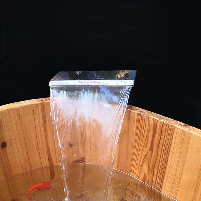 Swimming pool waterfall outlet sauna spa massage bathtub faucet home hot spring pool