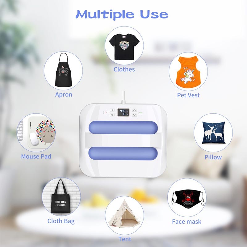 Portable Heat Transfer Machine 12x10 Inches, Heat Press Machine