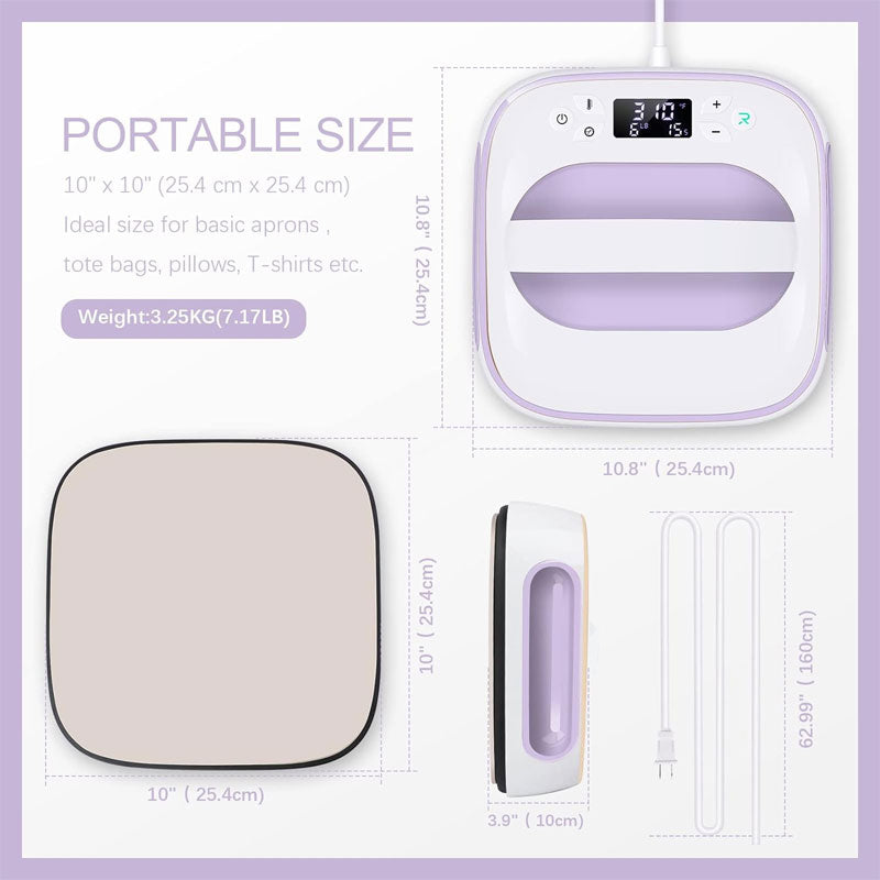 Heat Press Machine Heat Press Machine, T-shirt Printing Multi-function Sublimation Transfer Heat Press Machine, Easy To Iron, Suitable For T-shirts, Bags